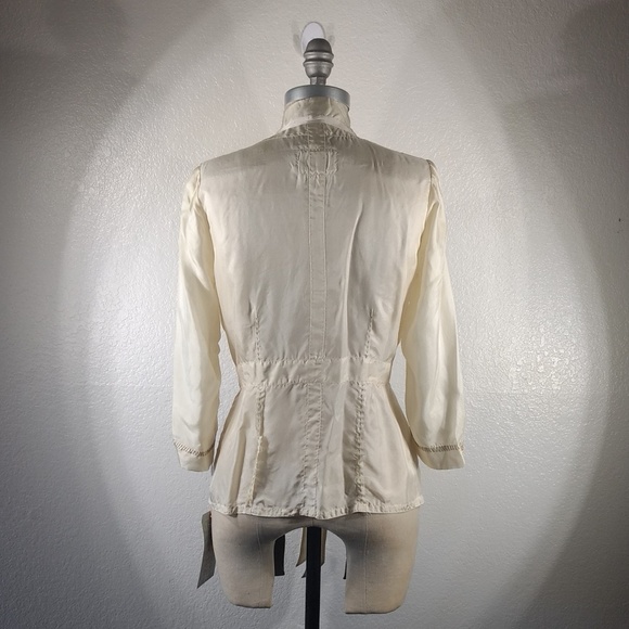 Pete & Greta by Johnny Was Silk Ulla Peplum Top XS NWT - Picture 4 of 5